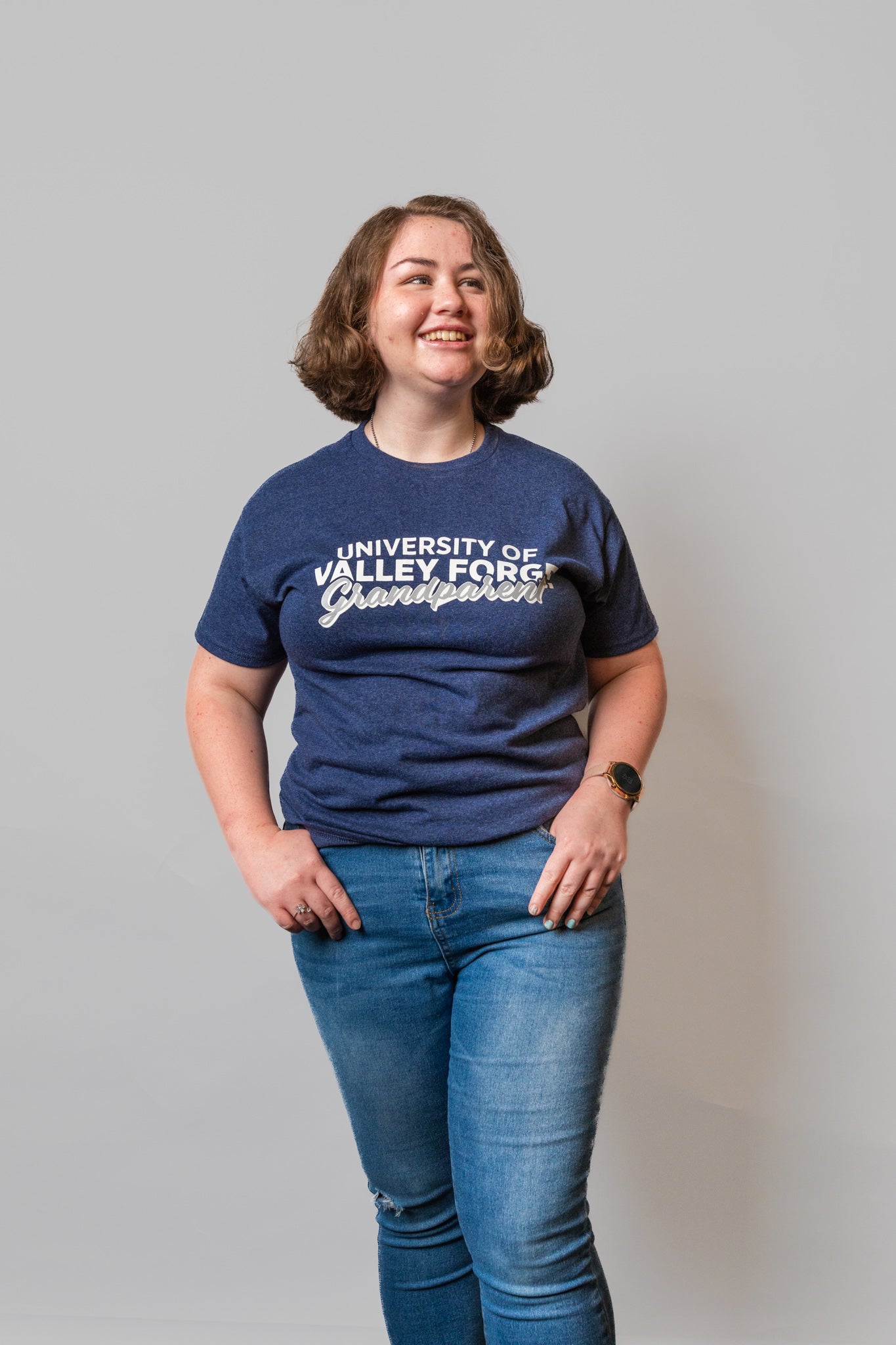University of Valley Forge GrandParent T-Shirt (Navy)