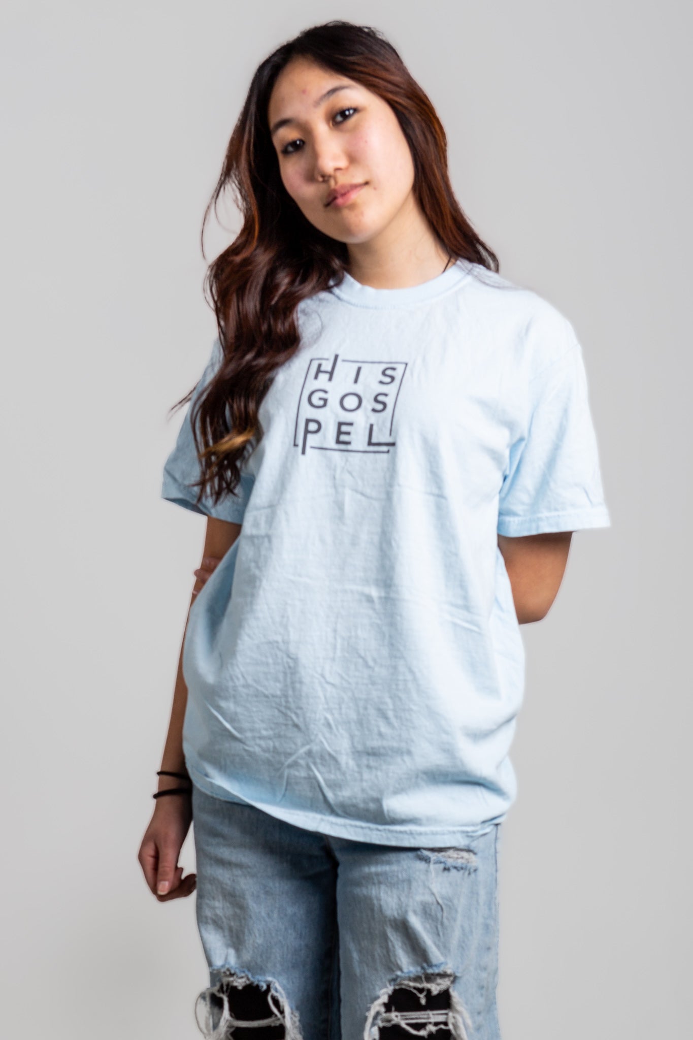 His Gospel T-Shirt (Light Blue)