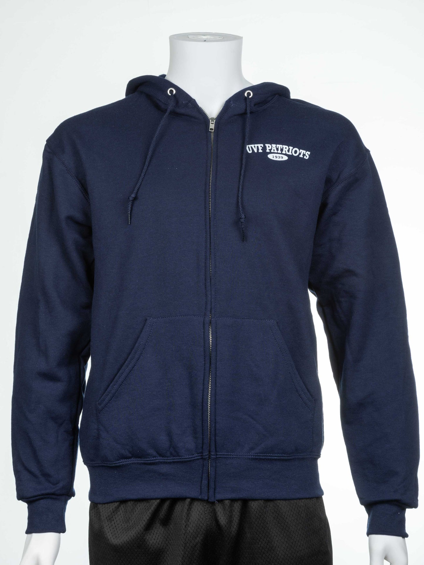 Patriots Navy Full Zip Hoodie