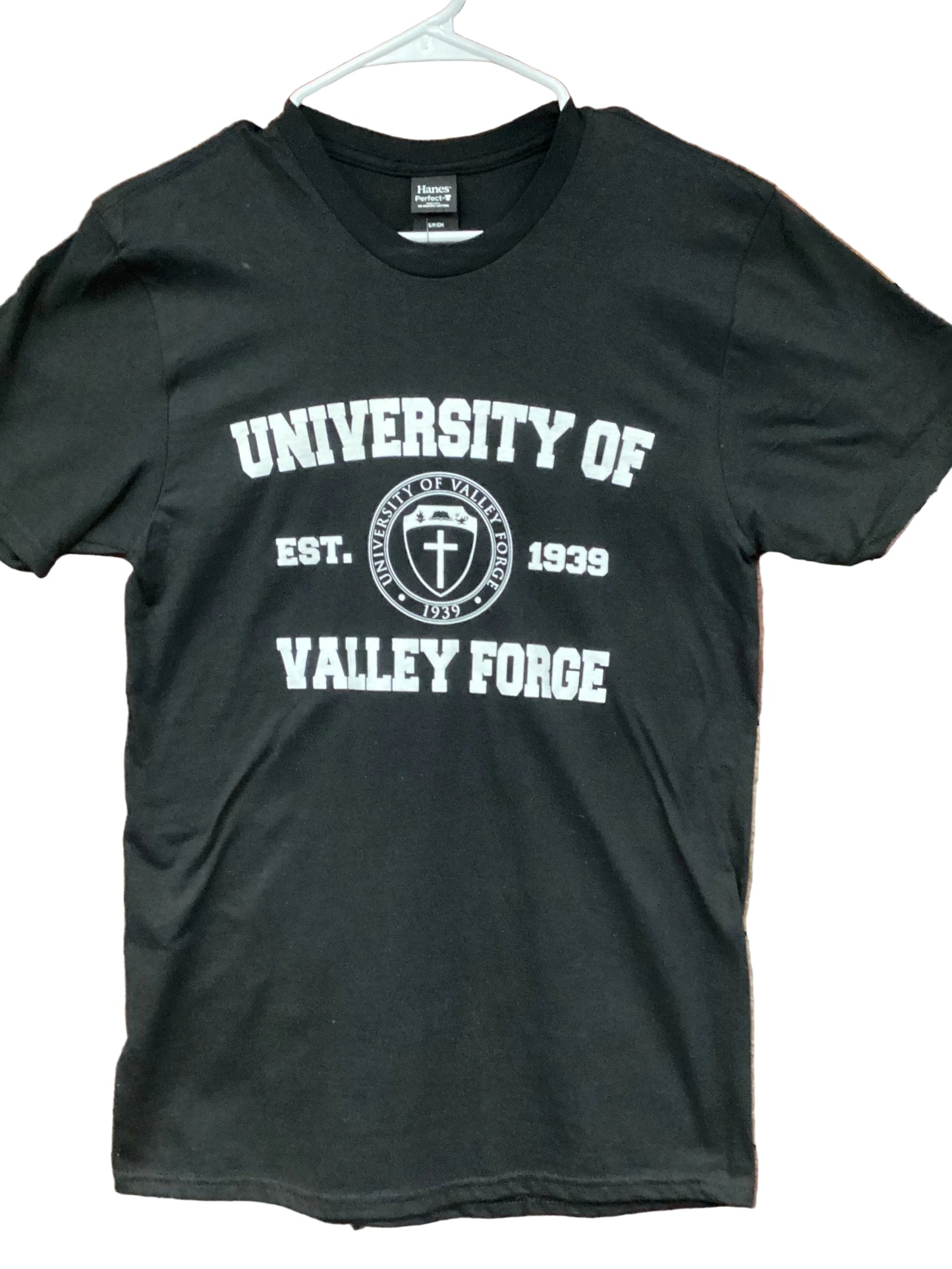 University of Valley Forge Shield T-Shirt (Black)